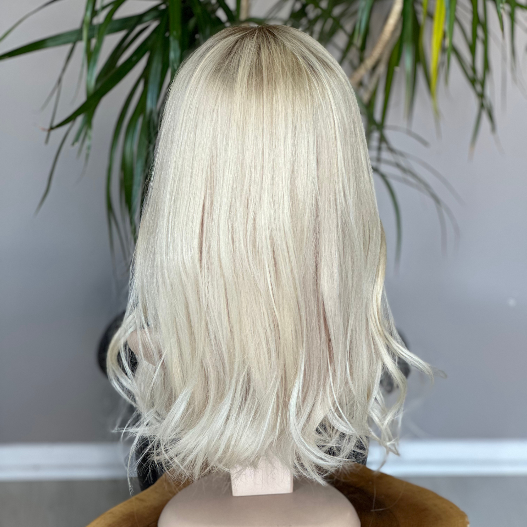 Luxury Silk Base Topper | Blonde | Premium Hair Toupee