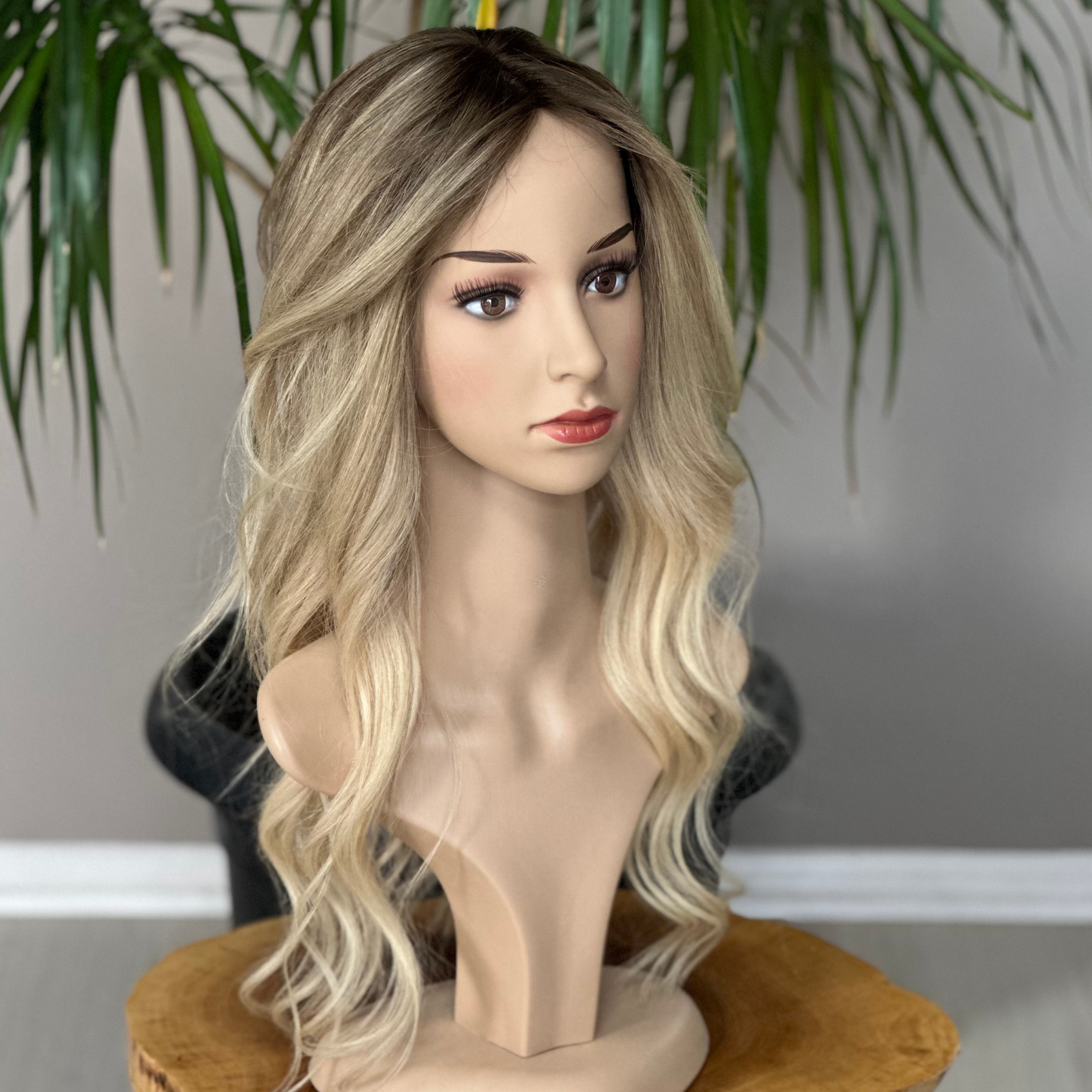 Human Hair Topper , Silk Base Topper, Blonde, Women Hair Toupee, Virgin Human Hair, Premium Human Hair, Natural Hair ,Realistic Skin Base, Fake Scalp, Hair Thinning, Hair Loss , Alopecia