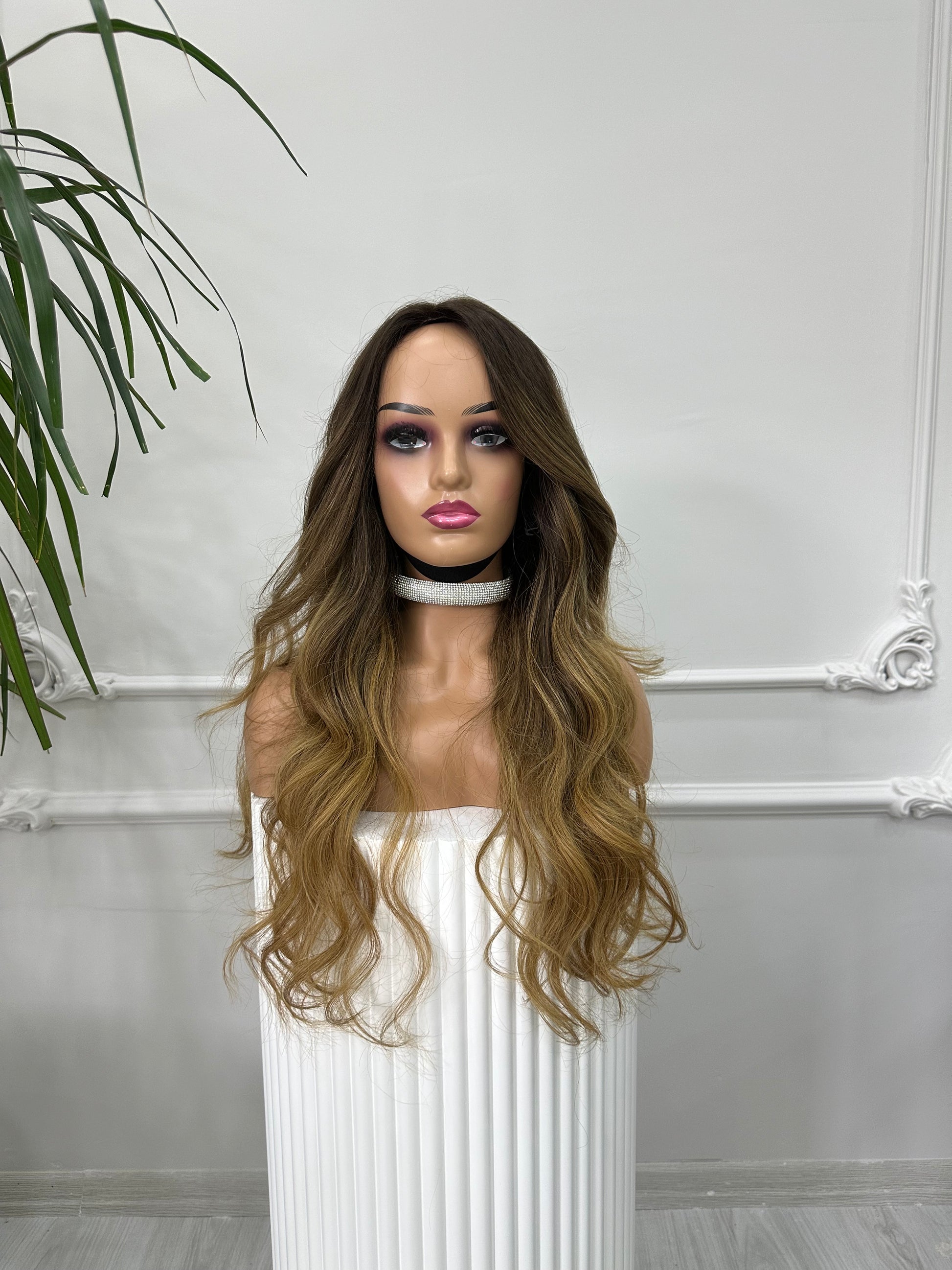 Human Hair Wig, Alopecia Wig, Chemo, Real Human Hair , Virgin Human  Hair, Easy to Wear, Silk Base Wig, Natural Look, Natural Hair, Handmade Wig, Caramel Balayage, Hair Loss, Hair Thinning, 