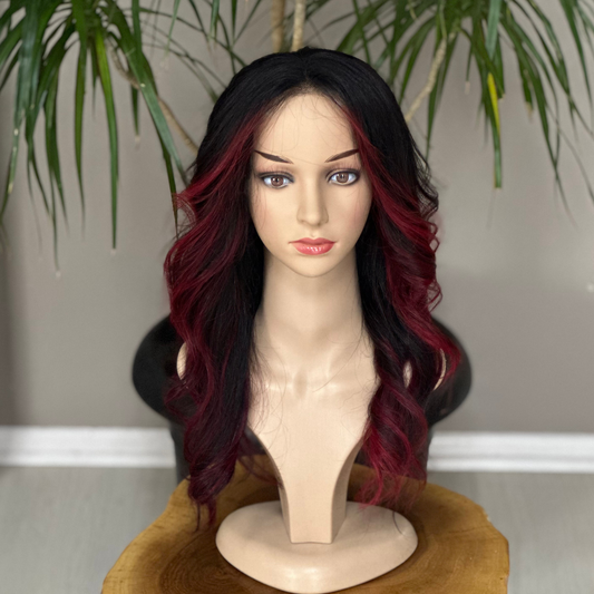 Lace Base Topper , Premium Human Hair, Human Hair Topper, Hair Extensions, Black, Red, Hair Loss, Fake Scalp, Natural Hair, Reaş Human Hair, Virgin Hair