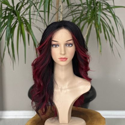 Lace Base Topper , Premium Human Hair, Human Hair Topper, Hair Extensions, Black, Red, Hair Loss, Fake Scalp, Natural Hair, Reaş Human Hair, Virgin Hair