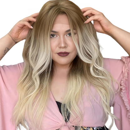 Luxury Human Hair Wigs | Blonde Balayage | 4*4 Lace Front | Gift for Her